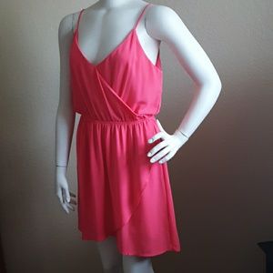 Coral pink sundress